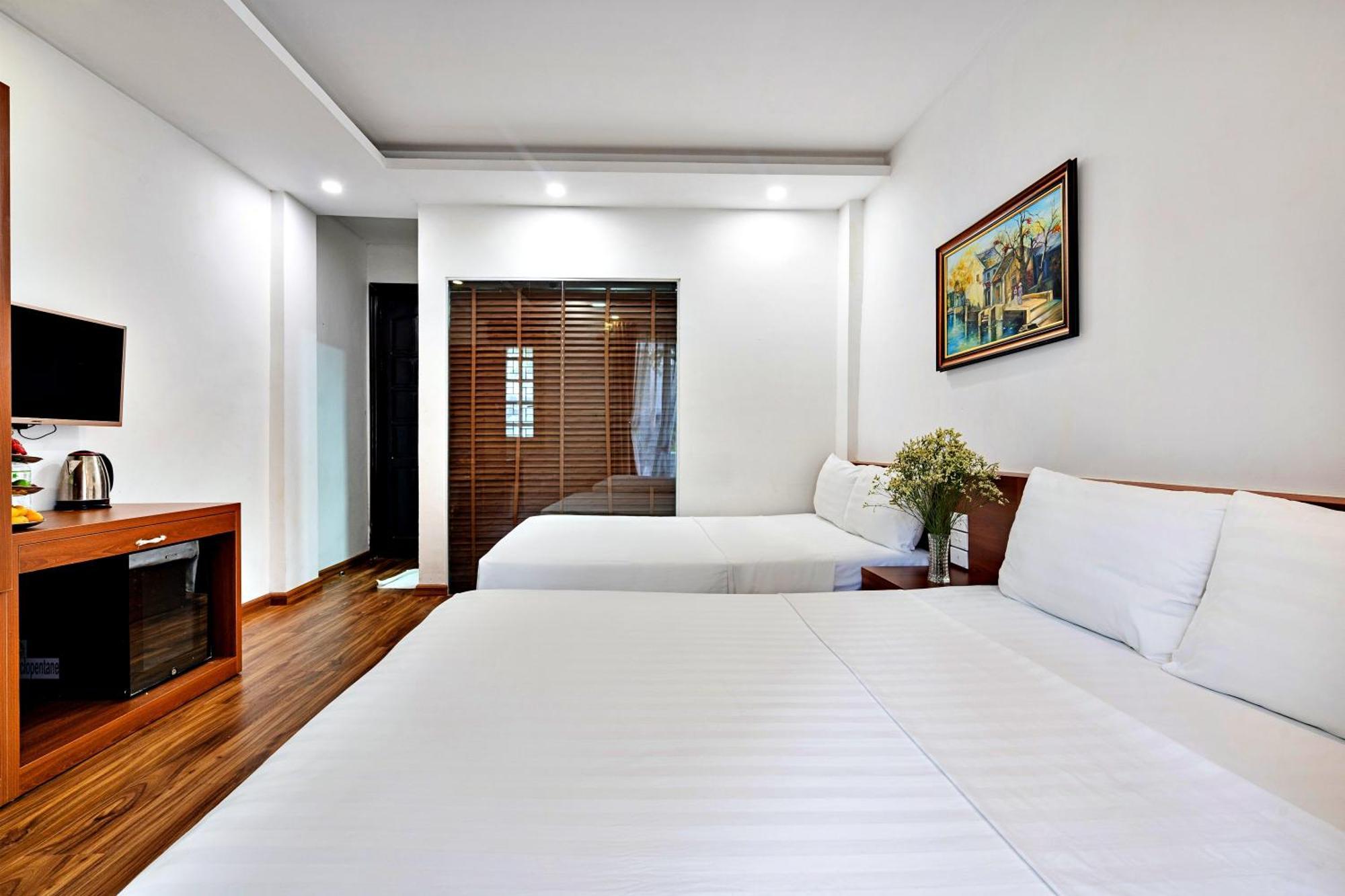 Hanz Ami Central Hotel هانوي الغرفة الصورة